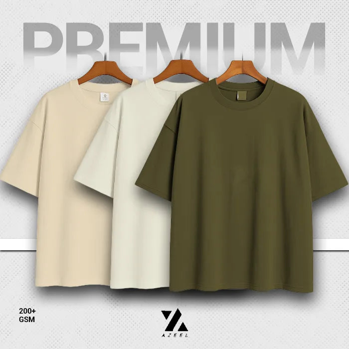 3 Pieces Premium Drop Shoulder