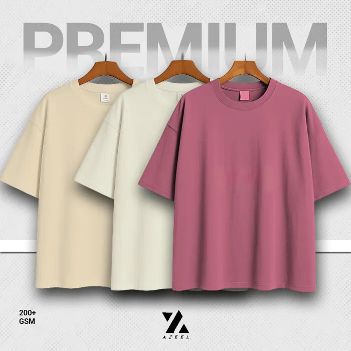 3 Pieces Premium Drop Shoulder