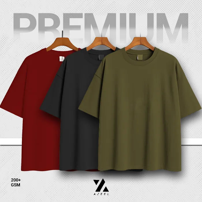 3 Pieces Premium Drop Shoulder