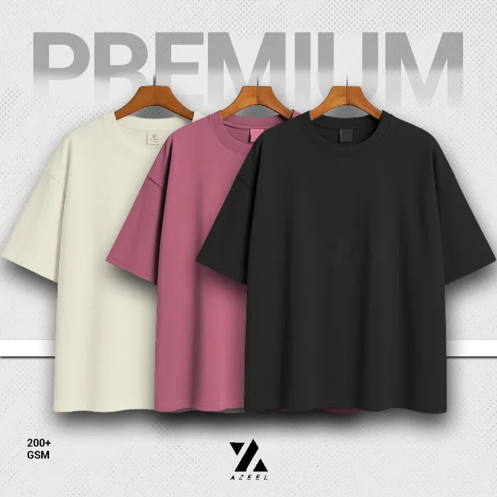 3 Pieces Premium Drop Shoulder