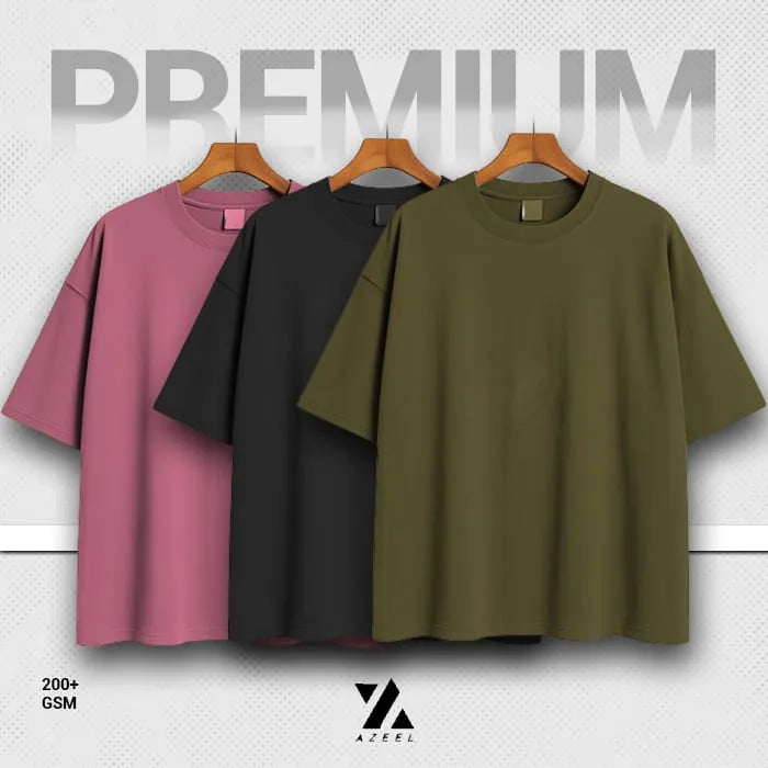 3 Pieces Premium Drop Shoulder
